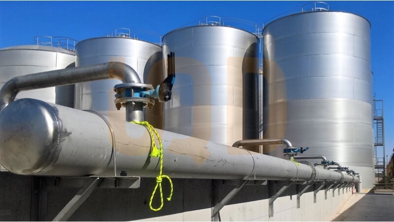 Desnitrificacion depósitos de acero inoxidable para depuradoras