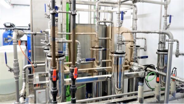 Osmosis sanitizable por temperatura Osmosis inversa acero inoxidable