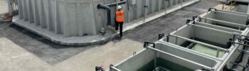 Planta de tratamiento de aguas industriales para reciclado de plásticos diseñada por IQD Invesquia.